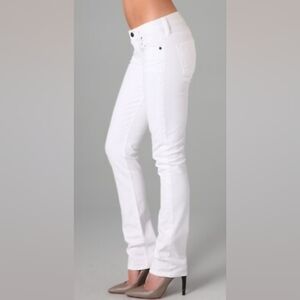 Citizens Of Humanity Vintage Straight Leg Low Rise White Jeans Size 26